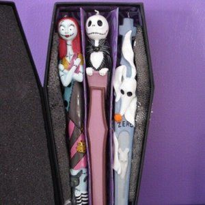 Nightmare Before Christmas Candle Set in Coffin Box